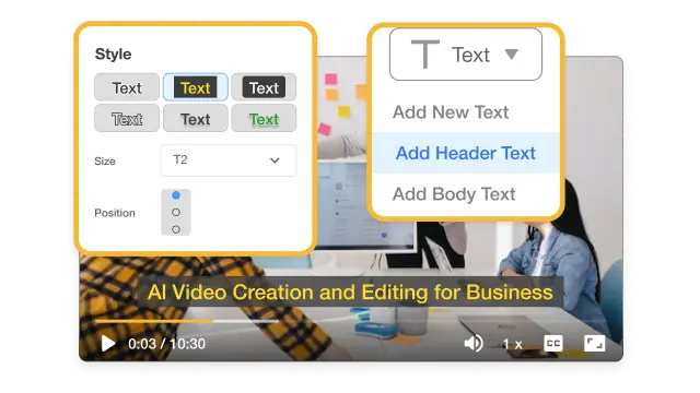 Add Text to Video